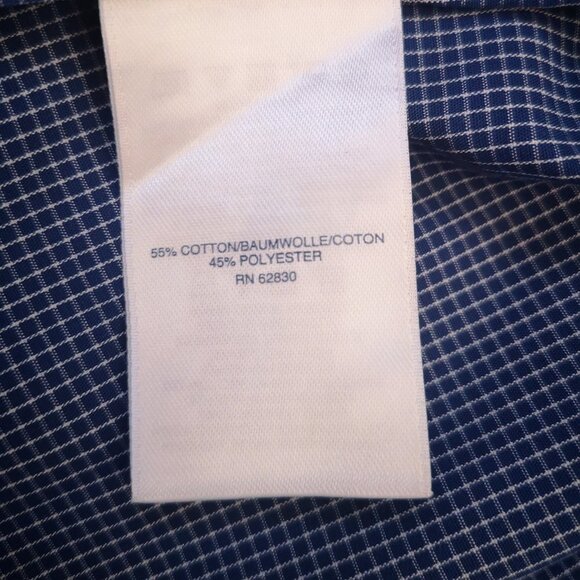 Lands' End Outfitters Men's Size 19 Tall Wrinkle Free Dress Shirt - Picture 6 of 13